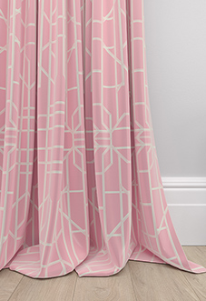 Bamboo Brights, Pink - Made To Measure Curtains